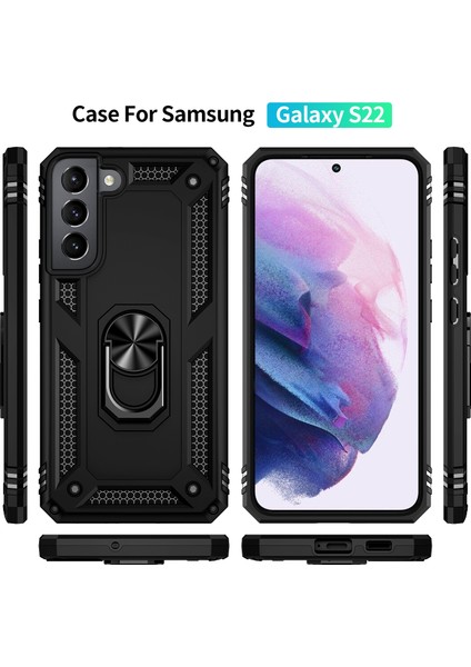 Samaung Galaxy S22 5g Için Darbeye Dayanıklı Tpu + Pc Kılıfı (Yurt Dışından) fiyatları