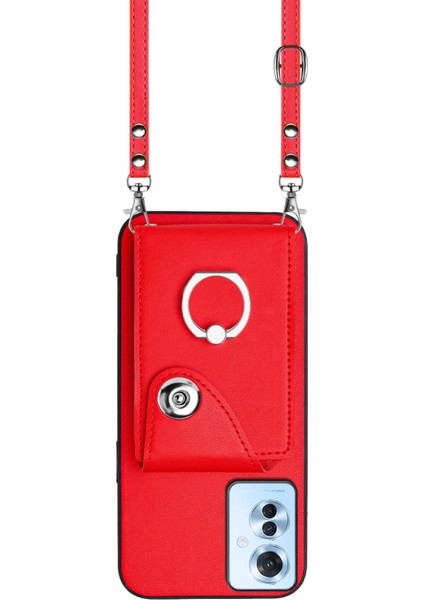 Oppo RENO11 F Tay Versiyonu Için Crossbody Kart Çantası Kılıfı (Yurt Dışından) modelleri