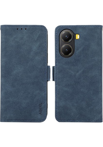 Xiaomi Poco X7 Pro Için Abe Buzlu Rfıd Pu Telefon Kılıfı (Yurt Dışından)