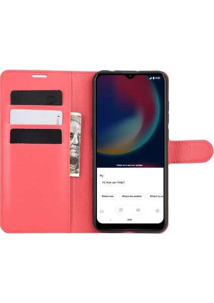 Wiko View 4/4 Lite Için Litchi Doku Çevirme Koruyucu Kılıf Wiko View 4/4 Lite Için (Yurt Dışından) modelleri