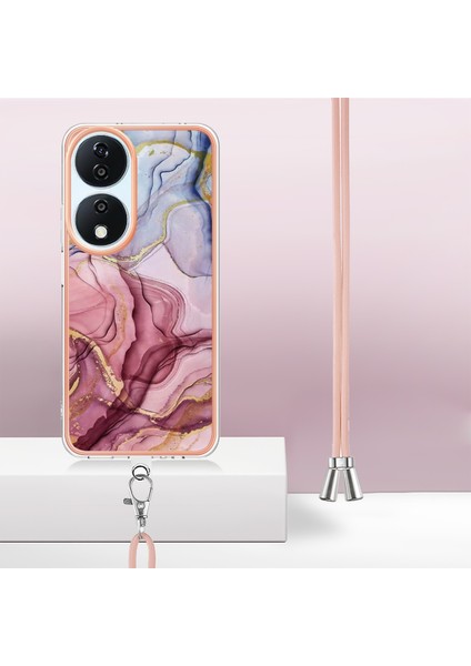 Honor X7B 4g / 5g Için Kordonlu Mermer Imd Kılıf (Yurt Dışından) modelleri