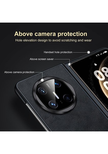 Huawei Mate X6 Için Sulada Tpu Hibrit Deri Kılıf (Yurt Dışından) fırsatları