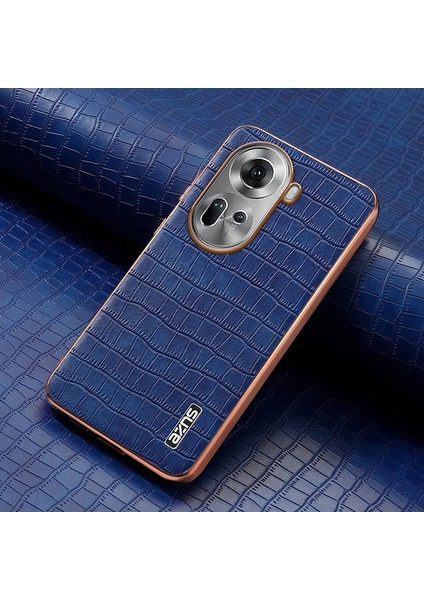 Oppo RENO11 Global Için Azns Timsah Dokulu Kılıf (Yurt Dışından) indirimleri