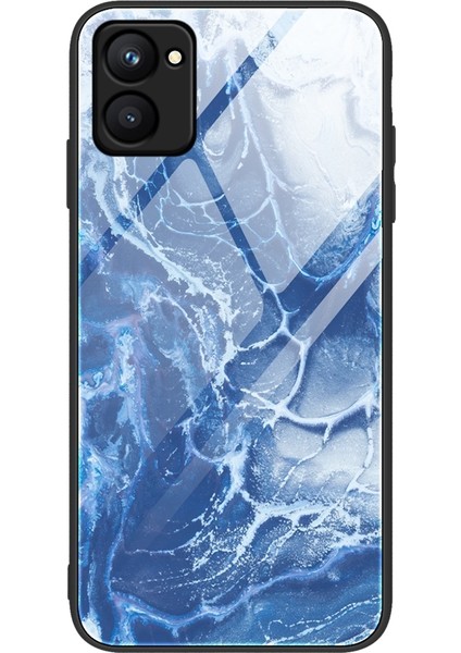 Realme C33 Için Mermer Gl Telefon Kılıfı (Yurt Dışından)