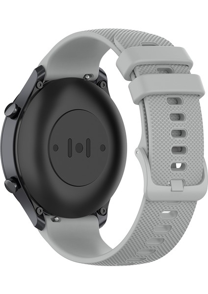 Xiaomi Izle Renkli 22MM Küçük Ekose Doku Silikon Bilek Kayışı Kordonlu Saat (Beyaz) (Yurt Dışından) fiyatları