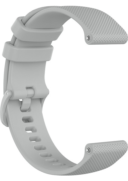 Xiaomi Izle Renkli 22MM Küçük Ekose Doku Silikon Bilek Kayışı Kordonlu Saat (Beyaz) (Yurt Dışından) fırsatları