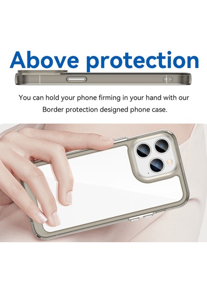 iPhone 14 Pro Için Akrilik + Tpu Telefon Kılıfı (Yurt Dışından) fırsatları