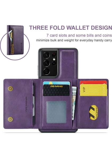 Samsung Galaxy S21 Ultra Için Dg.mıng M5 S Rfıd Pu Kılıf (Yurt Dışından) indirimleri