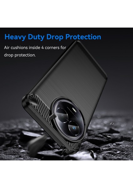 Realme 11 5g Için Fırçalanmış Dokulu Tpu Kılıf (Yurt Dışından) modelleri