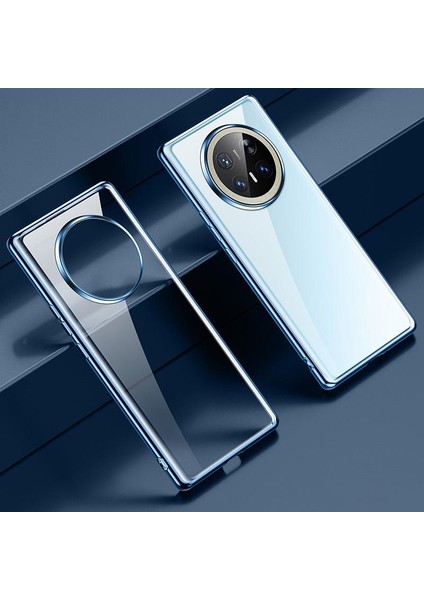 Huawei Mate 70 Pro / Mate 70 Pro+ Için Silikon Kenarlı Tpu Kılıf (Yurt Dışından)