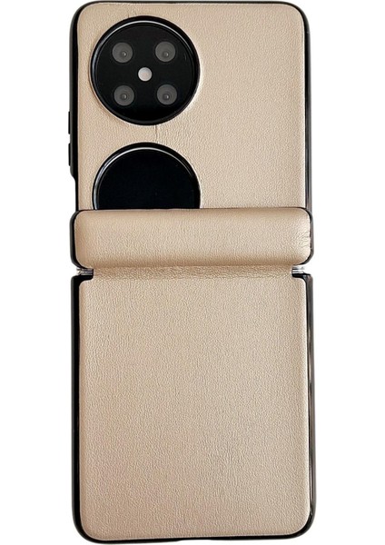 Huawei Pocket 2 Için Pu Doku Kılıfı (Yurt Dışından)