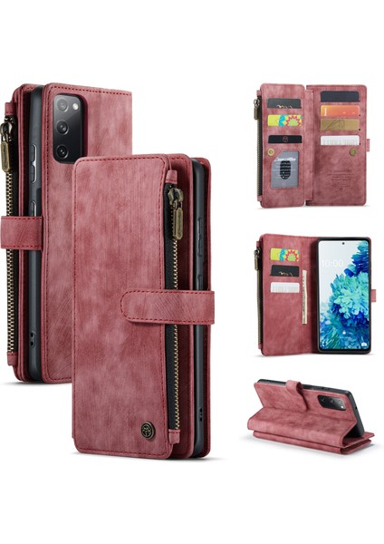 CASEME-C30 Pu + Tpu Kılıf Samsung Galaxy S20 Fe (Yurt Dışından)