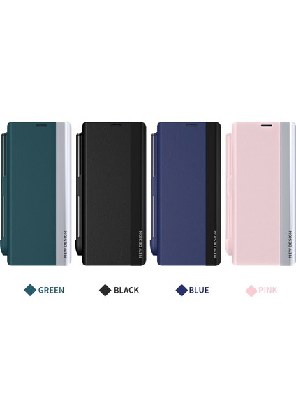 Samsung Galaxy Z Fold 5 5g Için Yan Kaplama Deri Kılıf (Yurt Dışından) fiyatları