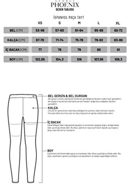 Aero Motion Kadın Pudra Yüksek Bel Push-Up İspanyol Paça Tayt Rahat Tasarım
