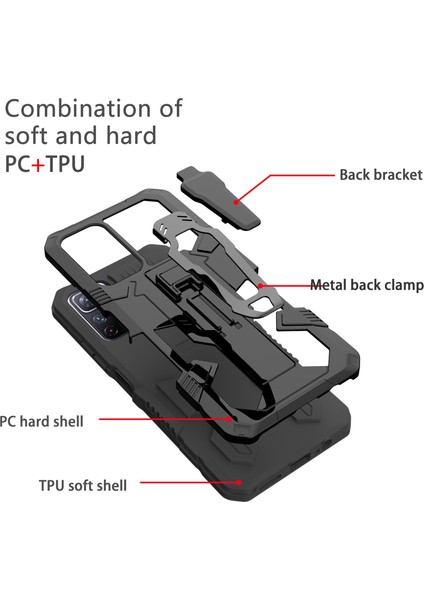 Xiaomi Redmi Note 11 5g Için Armor Warrior Pc + Tpu Kılıf (Yurt Dışından) fiyatları