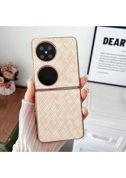 Huawei Pocket 2 Için Renkli Dokuma Desenli Kılıf (Yurt Dışından) indirimleri