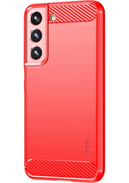 Samsung Galaxy S22 5g Için Fırça Karbon Fiber Tpu Kılıf (Yurt Dışından)