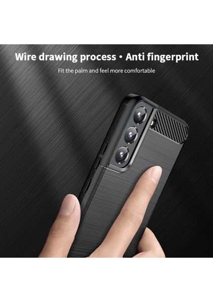 Samsung Galaxy S22 5g Için Fırça Karbon Fiber Tpu Kılıf (Yurt Dışından) fiyatları