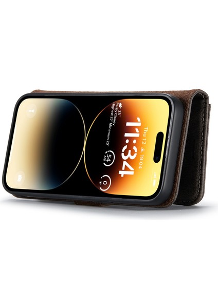 iPhone 14 Pro Için Crazy Horse Deri Kılıf (Yurt Dışından) indirimleri