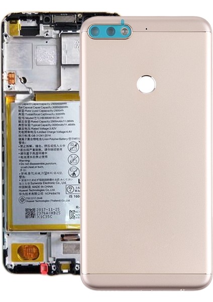 Huawei Honor Play 7c Için Yan Tuşlu Arka Kapak (Yurt Dışından)