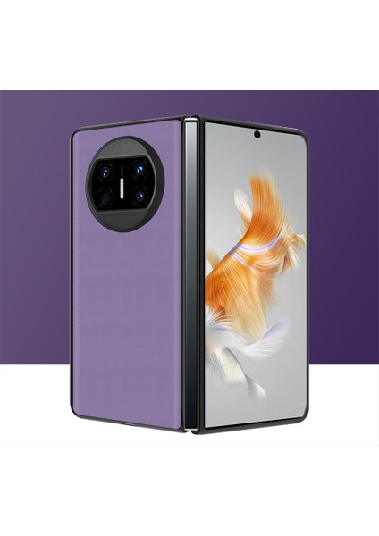 Huawei Mate X3 Için Ultra Ince Düz Pu Kılıf (Yurt Dışından)