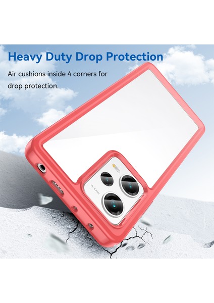 Xiaomi Redmi Note 12 Pro+ Çin / Global Için Akrilik + Tpu Telefon Kılıfı (Yurt Dışından) modelleri