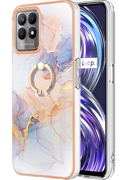 Oppo Realme 8i Için Imd Desenli Tpu Kılıf (Yurt Dışından)