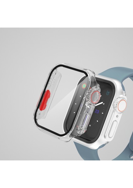 Apple Watch S 8 ve 7 Için Pc Watch Kılıfı 45MM Apple Watch Serisi 9/8/7 45MM Için (Yurt Dışından)