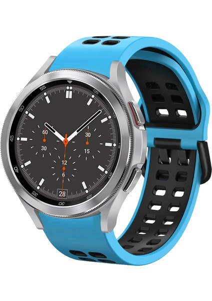 Samsung Galaxy Watch 4 Için Silikon Watch Band 46MM Samsung Galaxy Watch 4 Classic Için 46MM (Yurt Dışından)