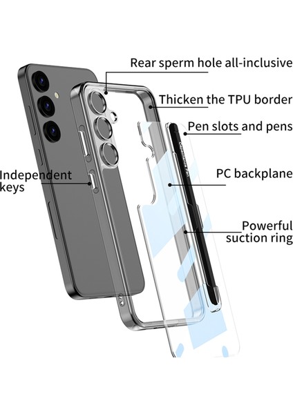 Samsung Galaxy S24 5g Için Kalemli Gkk Space Pc Kılıfı (Yurt Dışından) modelleri