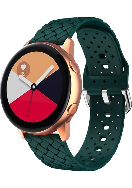 Samsung Galaxy Watch4 40/44MM Için Silikon Kayış (Yurt Dışından)