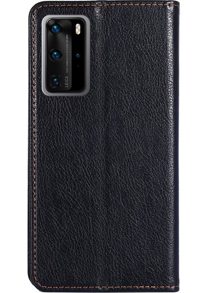 Huawei P40 Pro Için Parlak Yağ Manyetik Pu+Tpu Kılıf (Yurt Dışından) modelleri