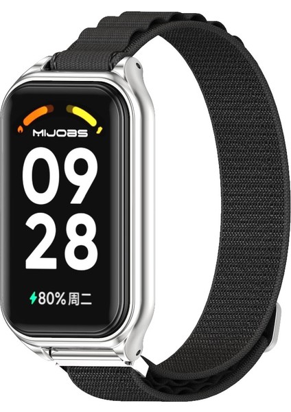 Redmi Band 2 Için Mijobs Metal Shl Naylon Watch Band (Yurt Dışından)