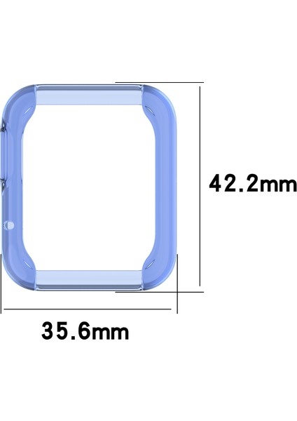 Xiaomi Izle Renkli Spor Yarım Kapsama Tpu Kılıf Için Xiaomi Mi Izle Lite (Yurt Dışından) fiyatları