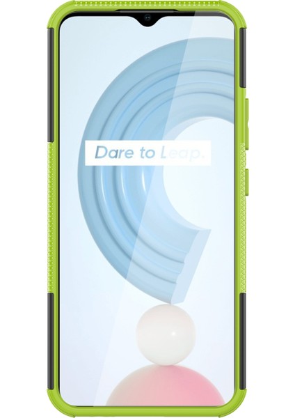 Oppo Realme C21Y Için Lastik Dokusu Tpu + Pc Kılıfı (Yurt Dışından) fırsatları