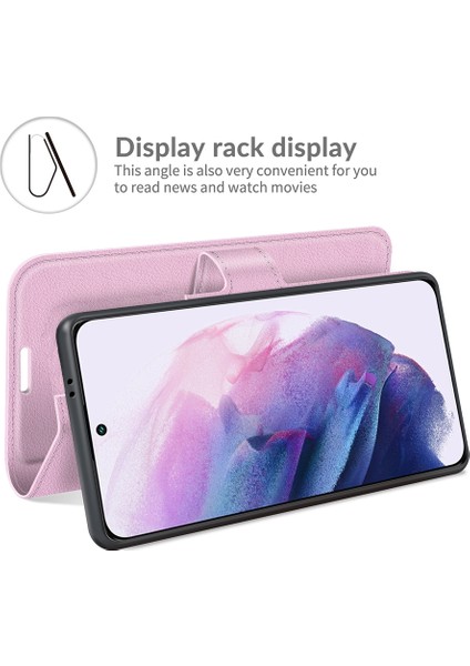 Samsung S22 Litchi Doku Çevirme Koruyucu Tpu Kılıf Galaxy S22 5g Için (Yurt Dışından) indirimleri