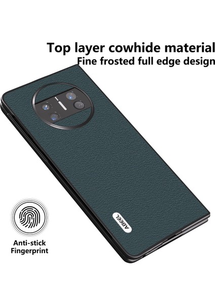 Huawei Mate X3 Için Hakiki Deri Dalga Telefon Kılıfı (Yurt Dışından) modelleri