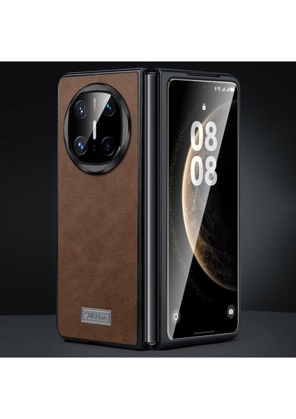 Huawei Mate X6 Için Sulada Tpu Hibrit Deri Kılıf (Yurt Dışından)