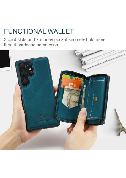 Samsung Galaxy S23 Ultra 5g Için Manyetik Fermuarlı Pu Kılıf (Yurt Dışından) fırsatları