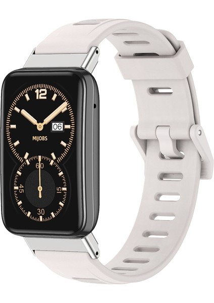 Xiaomi Mi Band 7 Pro Için Düz Delikli Tpu Watch Band (Yurt Dışından)