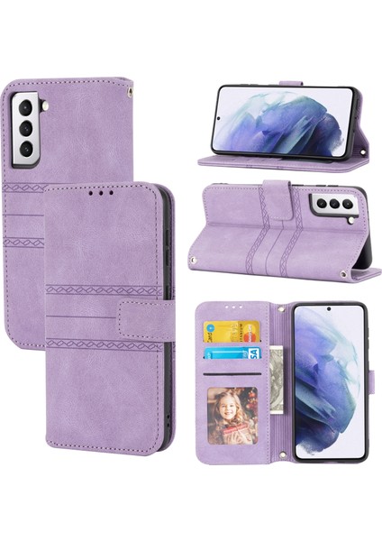 Samaung Galaxy S22 5g Için Pu + Tpu Kılıf (Yurt Dışından)