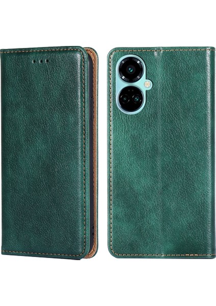 Tecno Camon 19/19 Pro Için Parlak Yağlı Pu Kılıf (Yurt Dışından)