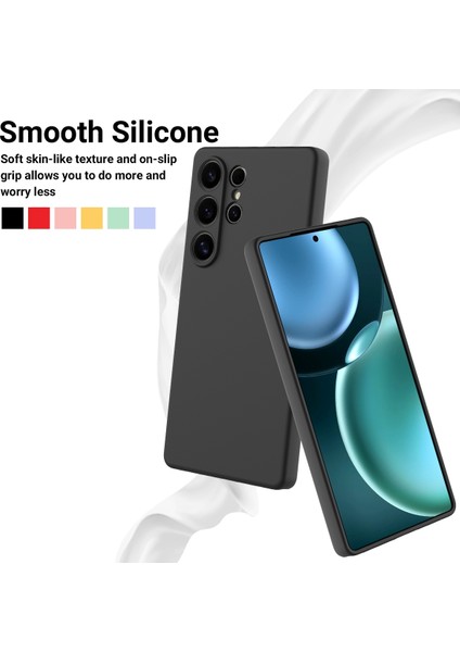 Samsung Galaxy S25 Ultra Için Sıvı Silikon Telefon Kılıfı (Yurt Dışından) modelleri