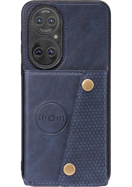 Huawei P50 Pro Için Kart Yuvası Pu+Tpu Kılıf (Yurt Dışından) fiyatları
