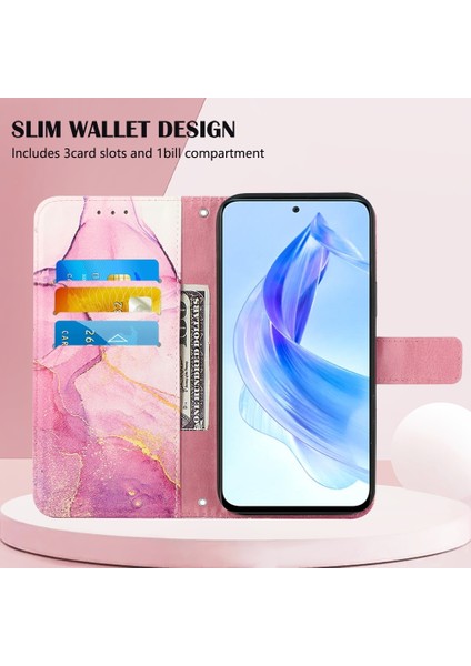 Honor 90 Lite Için Mermer Pu Kılıf (Yurt Dışından) modelleri