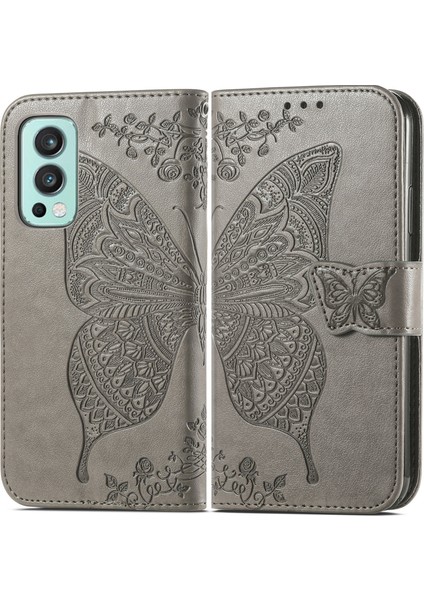 Oneplus Nord 2 5g Için Aşk Çiçekleri Pu Kılıf (Yurt Dışından) modelleri