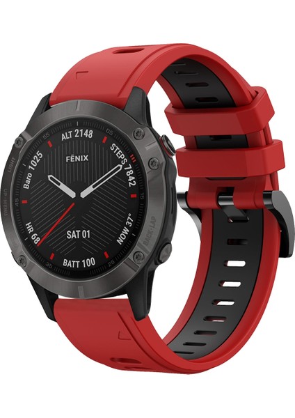 Garmin Fenix ​​6 Safir Gps Için Silikon Saat Bandı (Yurt Dışından)