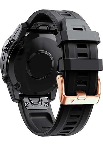 Garmin Fenix ​​5s Plus Için Gül Altın Tokalı Silikon Kayış (Yurt Dışından)