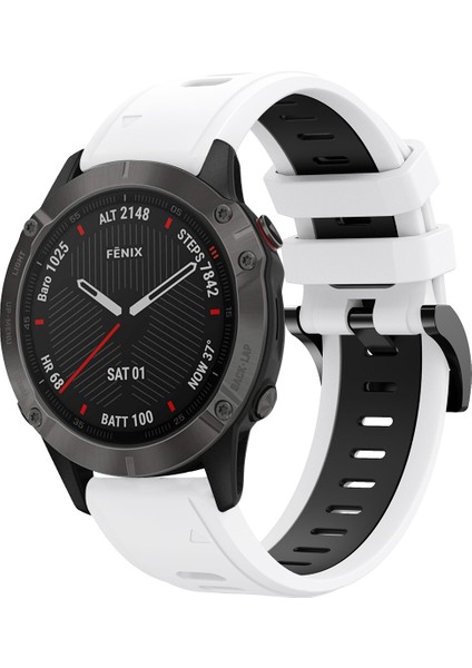 Garmin Fenix ​​6 Safir Gps Için Silikon Saat Bandı (Yurt Dışından)