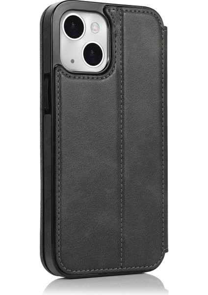 iPhone 13 Için Güçlü Manyetik Pu + Tpu Deri Kılıf (Yurt Dışından) modelleri